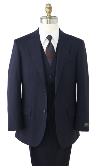 プレミアムスタンダードスーツ【スリーピース】【DORMEUIL】【Savile Row】