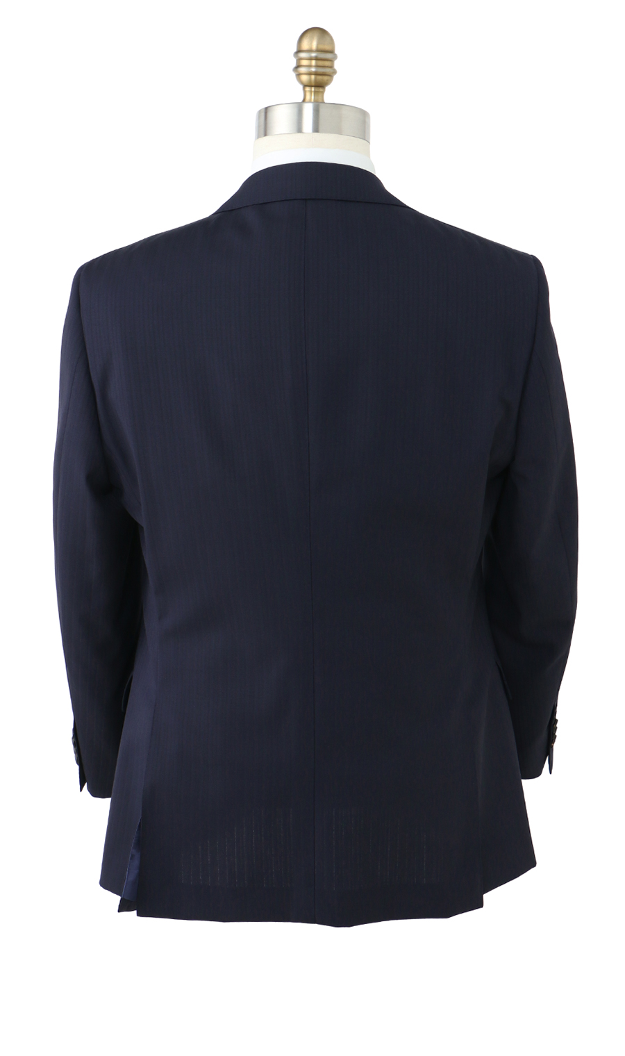 プレミアムスタンダードスーツ【スリーピース】【DORMEUIL】【Savile Row】 ネイビー 体型:A体(標準型),号数（身長）:4号(165cm)