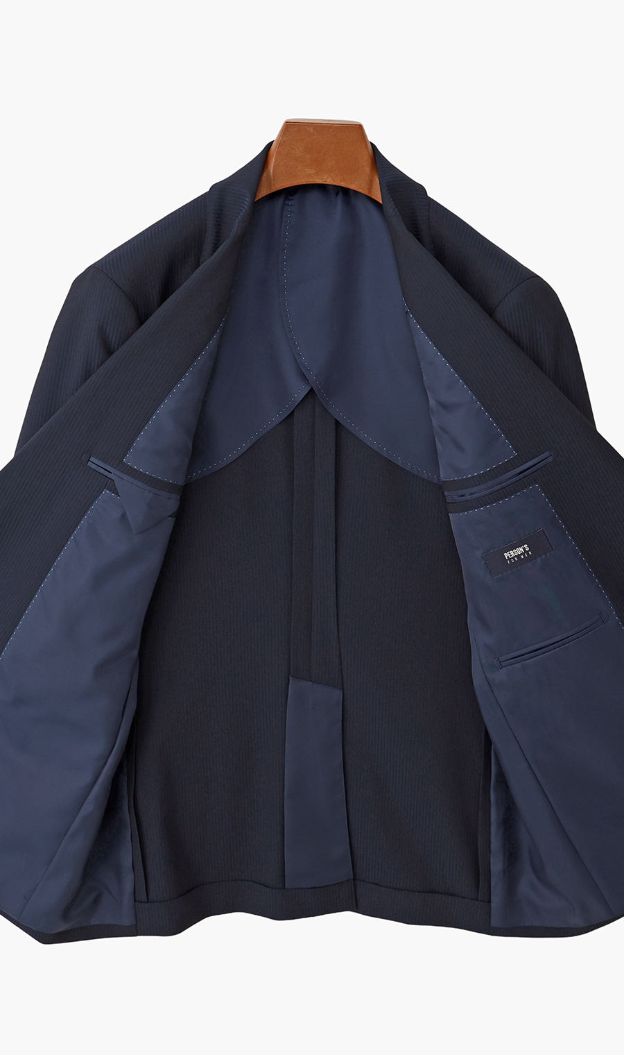 スタイリッシュスーツ【スリーピース】【Plastics Smart】 ブルー 体型:YA体(スリム型),号数(身長):3号(160cm)