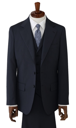 スタイリッシュスーツ【3ボタン段返り】【スリーピース】【Plastics Smart】