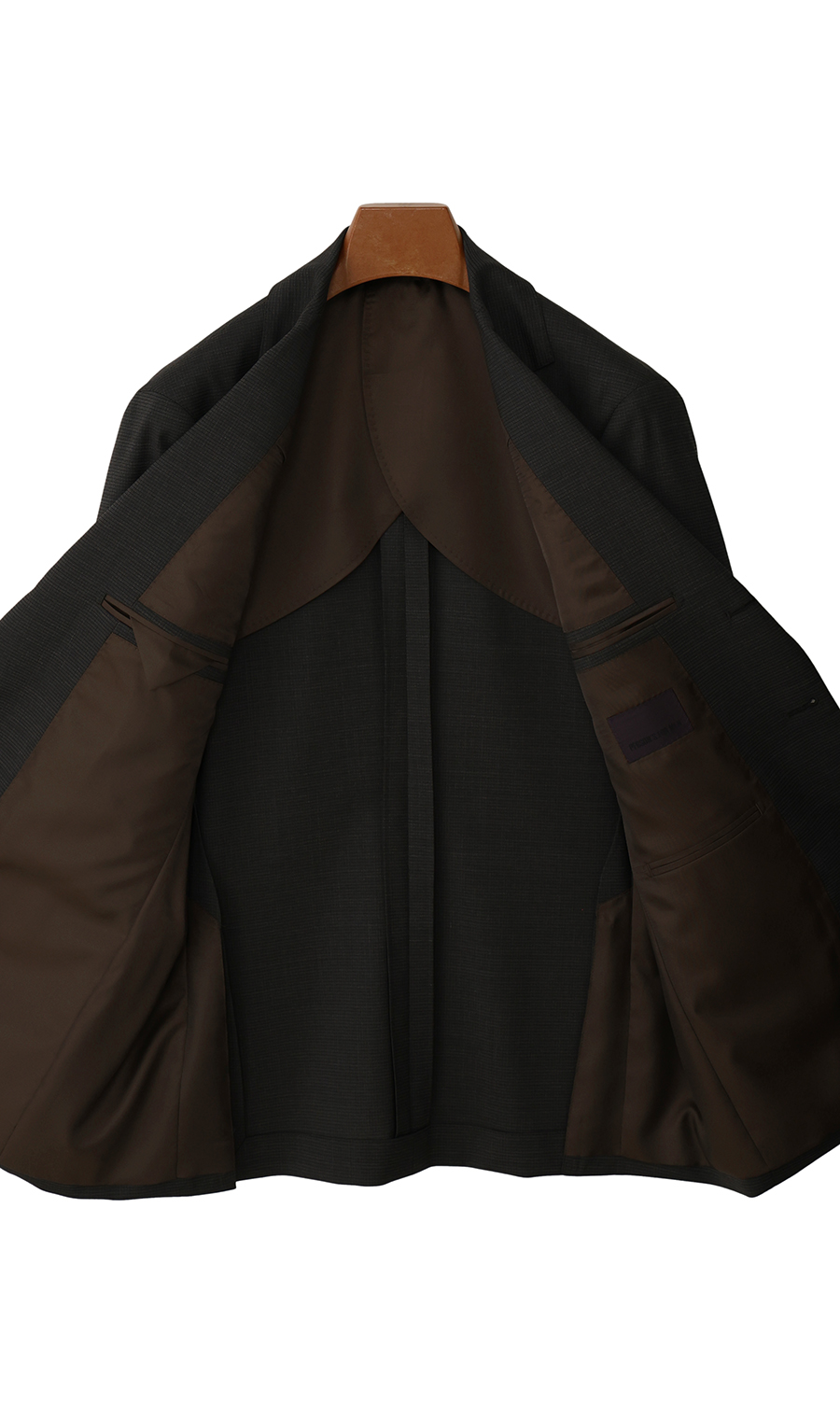 スタイリッシュスーツ【3ボタン段返り】【スリーピース】【Plastics Smart】 ブラウン 体型:YA体(スリム型),号数（身長）:3号(160cm)