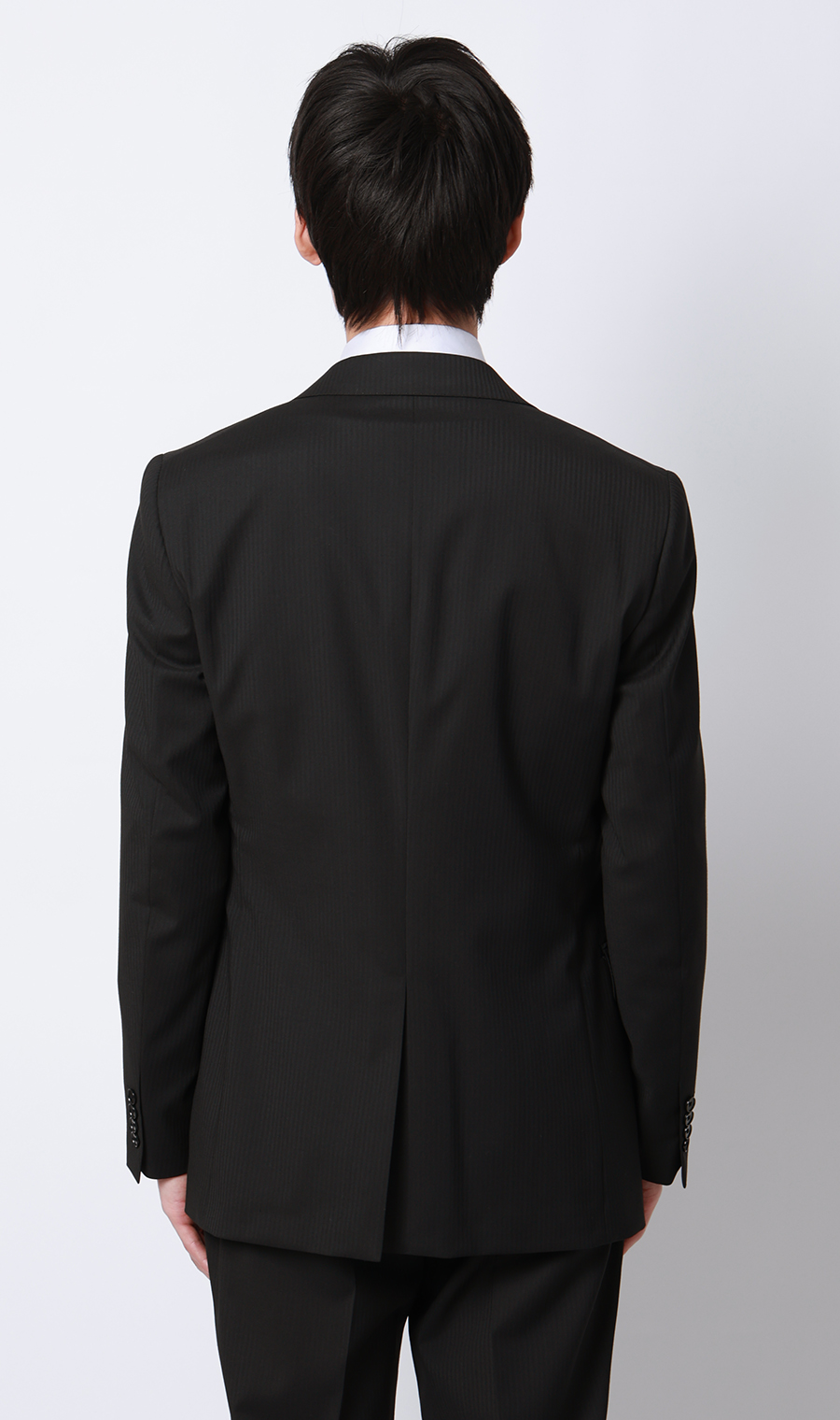 スタイリッシュスーツ【スリーピース】【Plastics Smart】 ブラック 体型:YA体(スリム型),号数（身長）:3号(160cm)