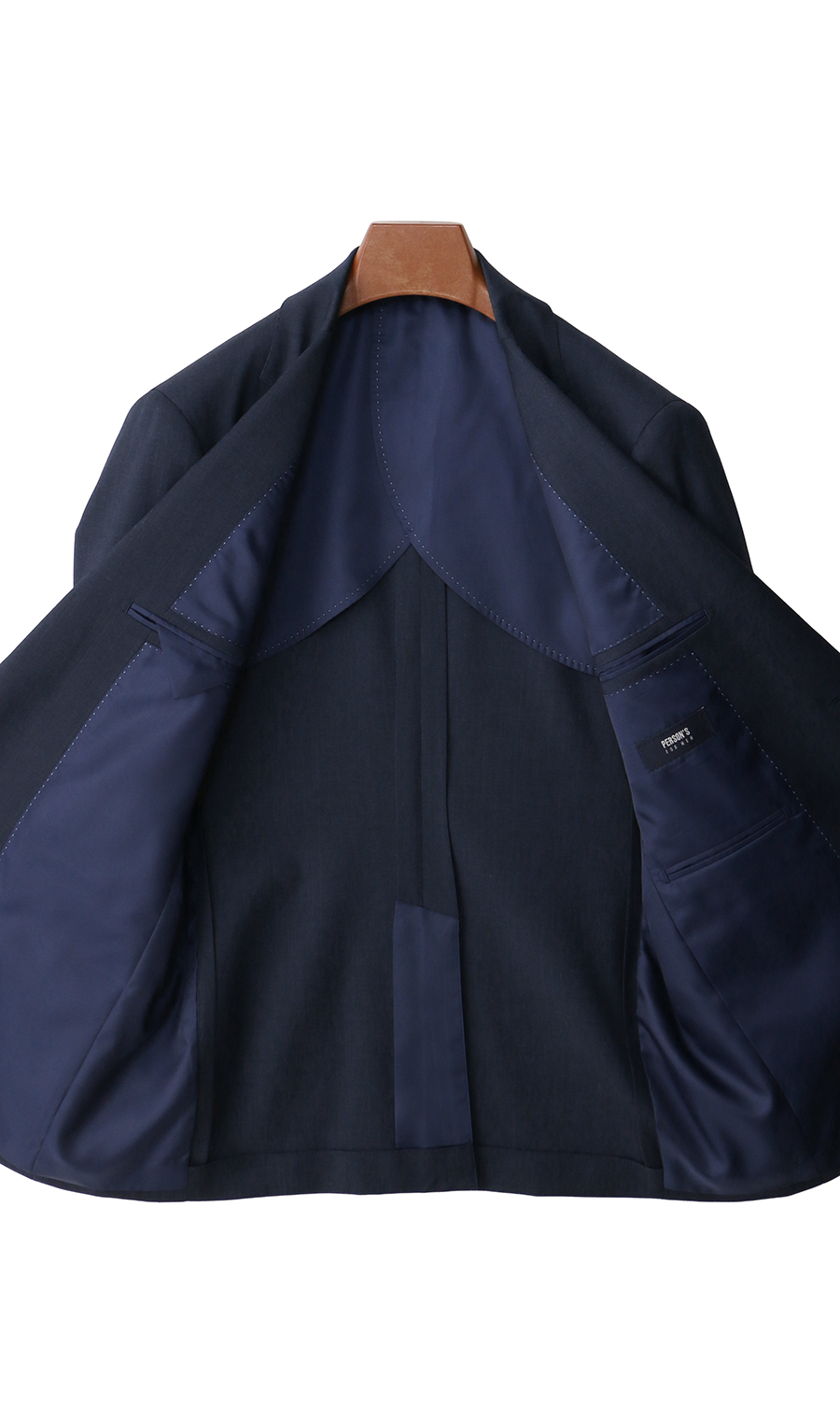 スタイリッシュスーツ【スリーピース】【Plastics Smart】 ブルー 体型:YA体(スリム型),号数（身長）:3号(160cm)