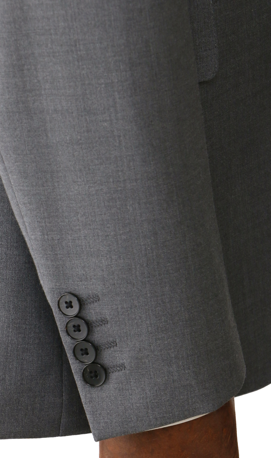 スタイリッシュスーツ【スリーピース】【Plastics Smart】 グレー 体型:YA体(スリム型),号数（身長）:3号(160cm)