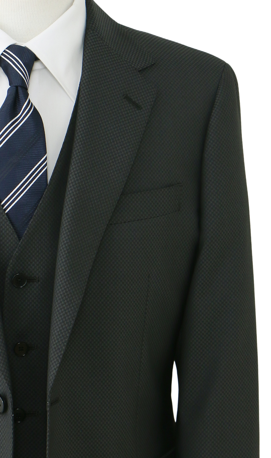 スタイリッシュスーツ【スリーピース】【Plastics Smart】 チャコール 体型:YA体(スリム型),号数（身長）:4号(165cm)