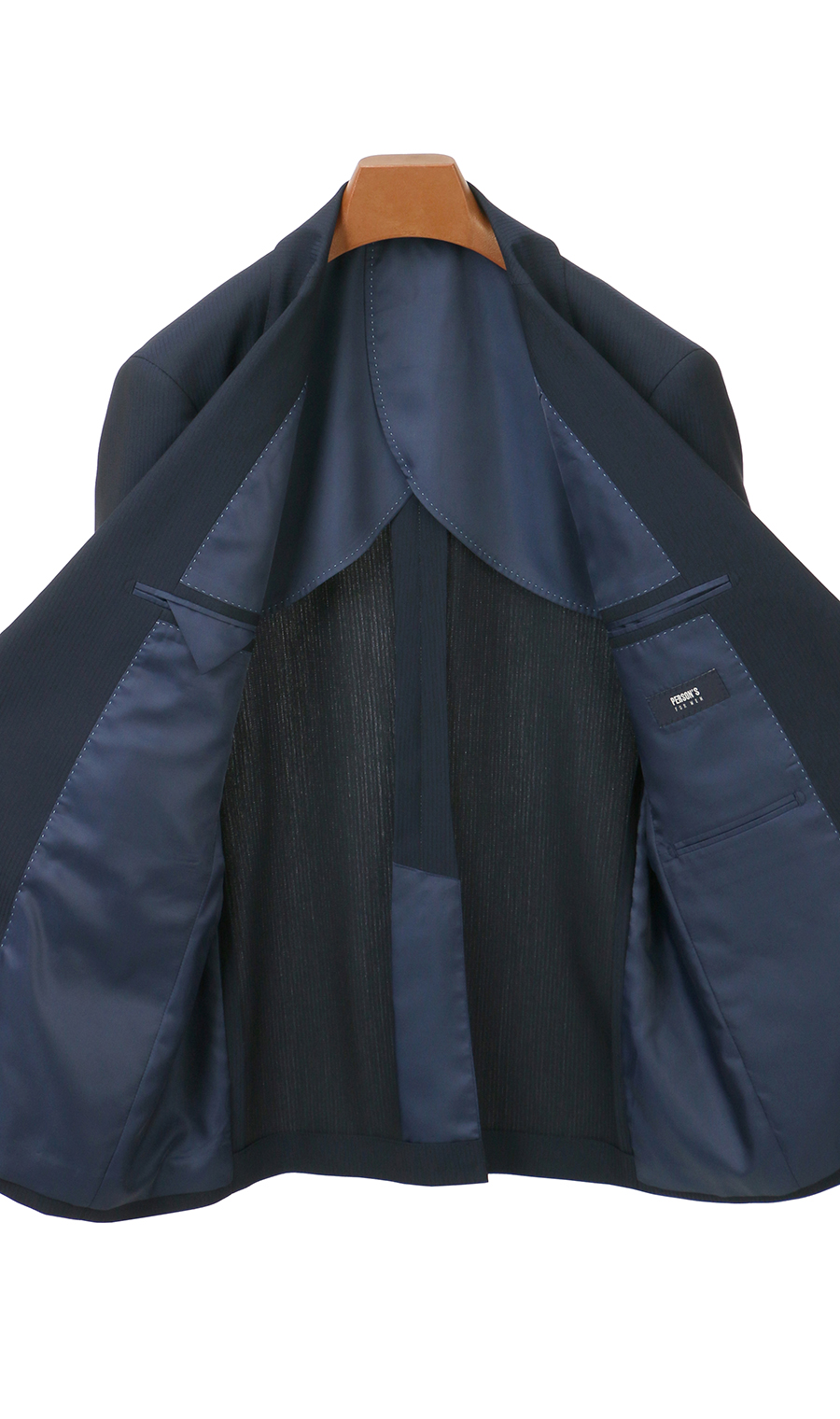 スタイリッシュスーツ【スリーピース】【Plastics Smart】 ブルー系 体型:YA体(スリム型),号数（身長）:4号(165cm)