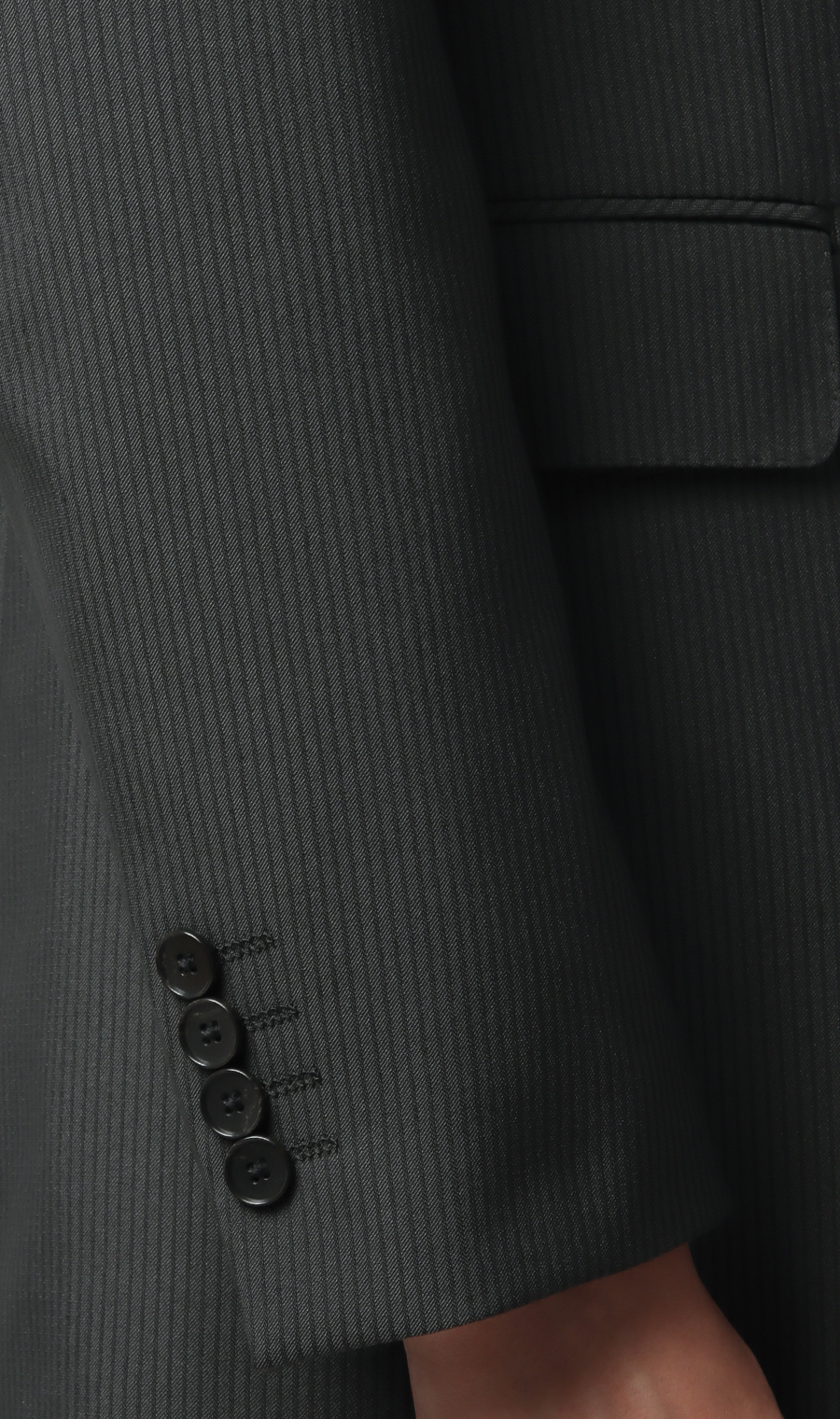 スタイリッシュスーツ【スリーピース】【Plastics Smart】 グレー 体型:YA体(スリム型),号数（身長）:4号(165cm)