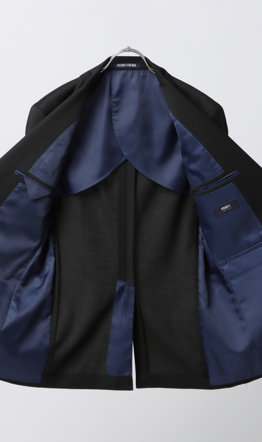 スタイリッシュスーツ【スリーピース】【Plastics Smart】 ブラック 体型:YA体(スリム型),号数（身長）:3号(160cm)