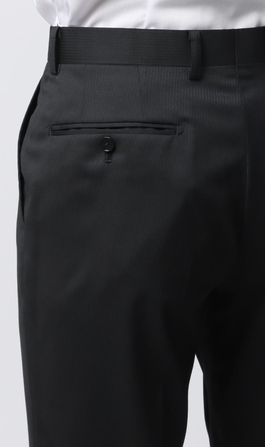 スタイリッシュスーツ【スリーピース】【Plastics Smart】 ブラック 体型:YA体(スリム型),号数（身長）:3号(160cm)