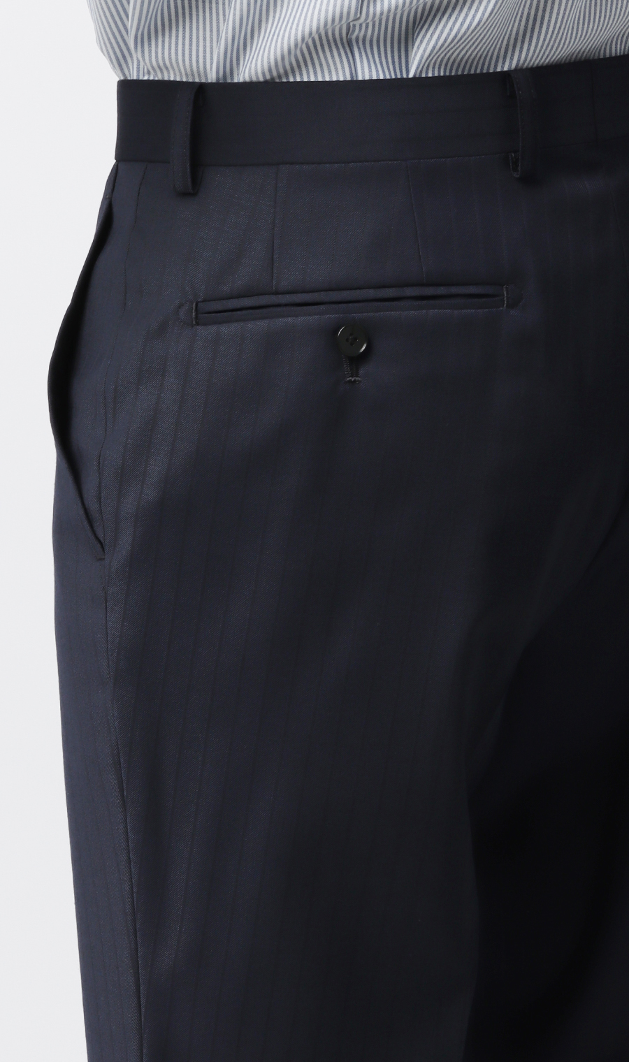 スタイリッシュスーツ【スリーピース】【Plastics Smart】 ネイビー 体型:YA体(スリム型),号数（身長）:3号(160cm)