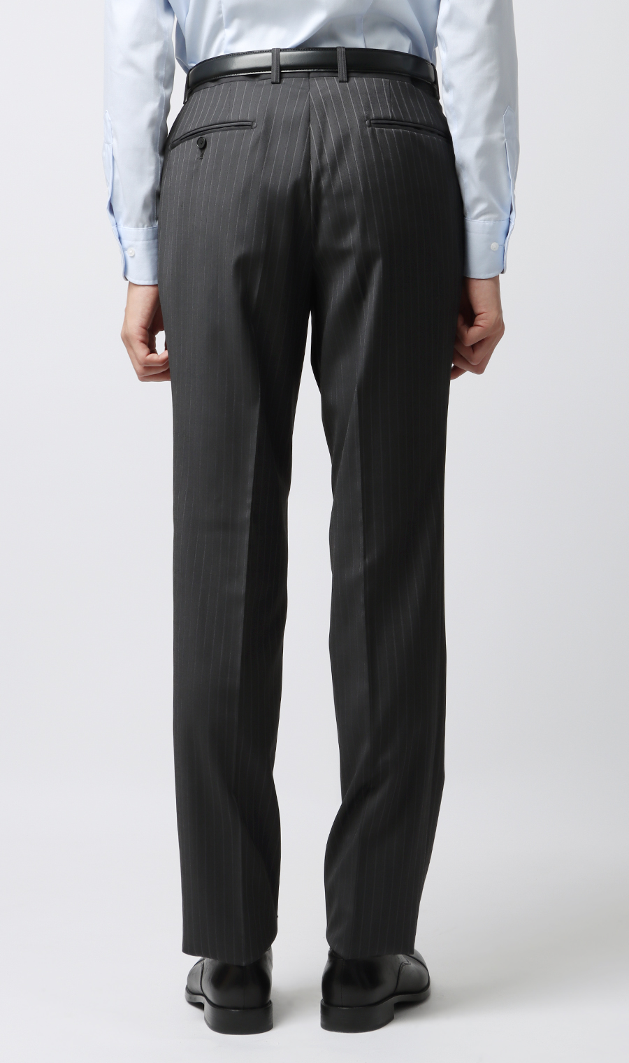 スタイリッシュスーツ【スリーピース】【Plastics Smart】 チャコール 体型:YA体(スリム型),号数（身長）:4号(165cm)