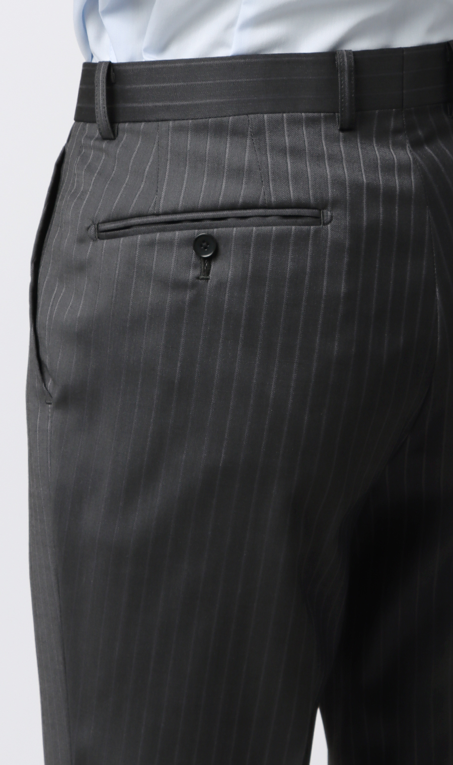 スタイリッシュスーツ【スリーピース】【Plastics Smart】 チャコール 体型:YA体(スリム型),号数（身長）:4号(165cm)