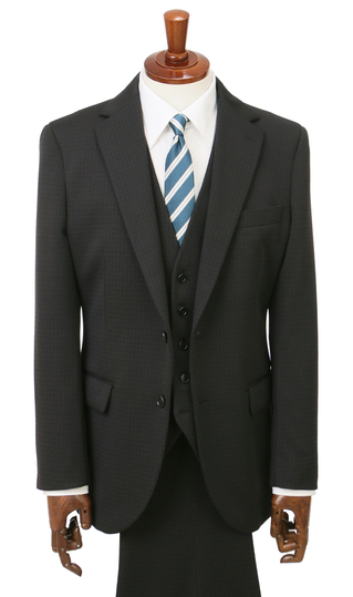 スリーピース スーツ(PERSON’S FOR MEN) AOYAMA 【洋服の青山】オールシーズン ネイビー系