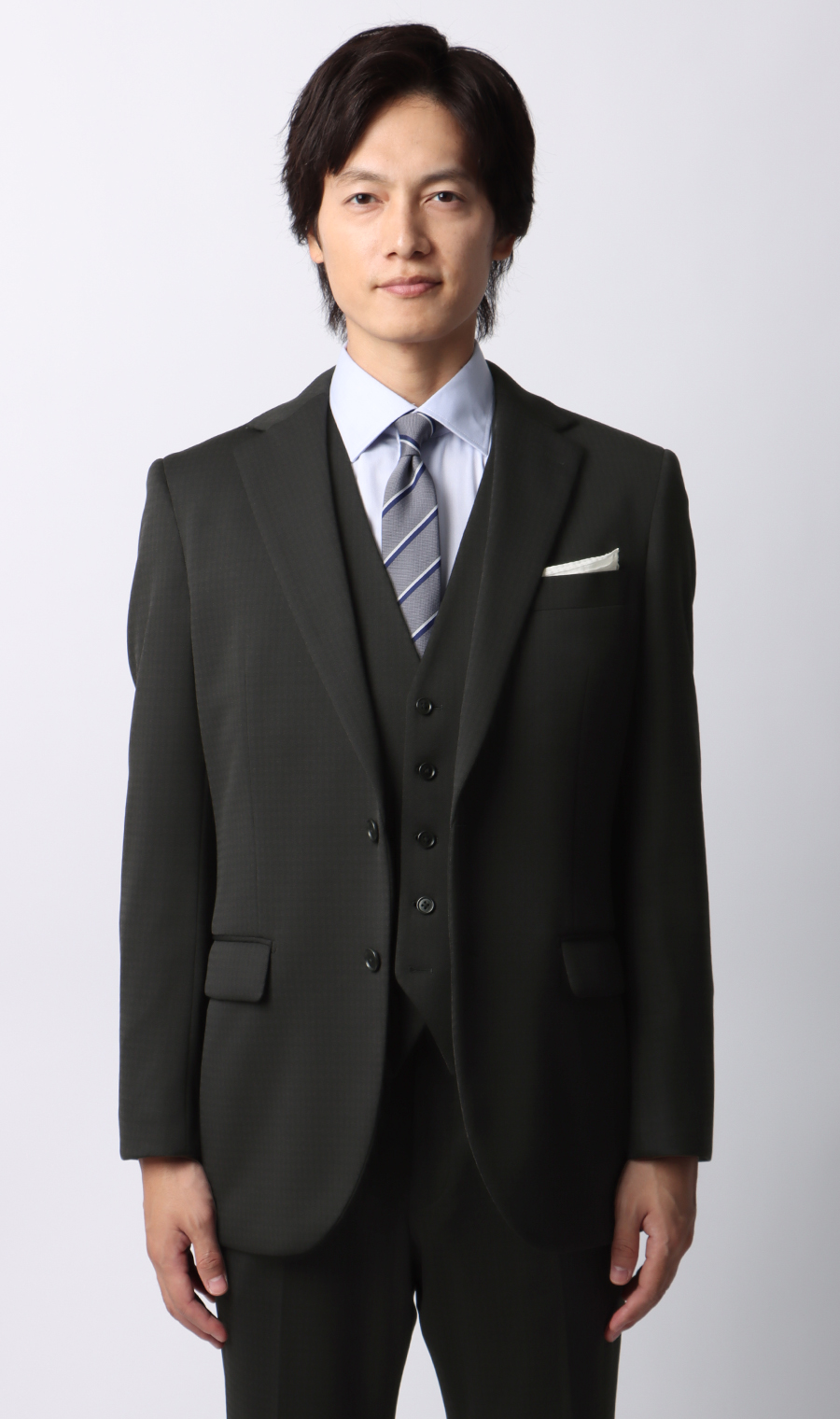 時尚套裝 【三件套】 【TioTio PREMIUM】 【ACTIVEXPAND】 黑色體型:YA體 (修身型)，號數 (身高) :3號 (160cm)