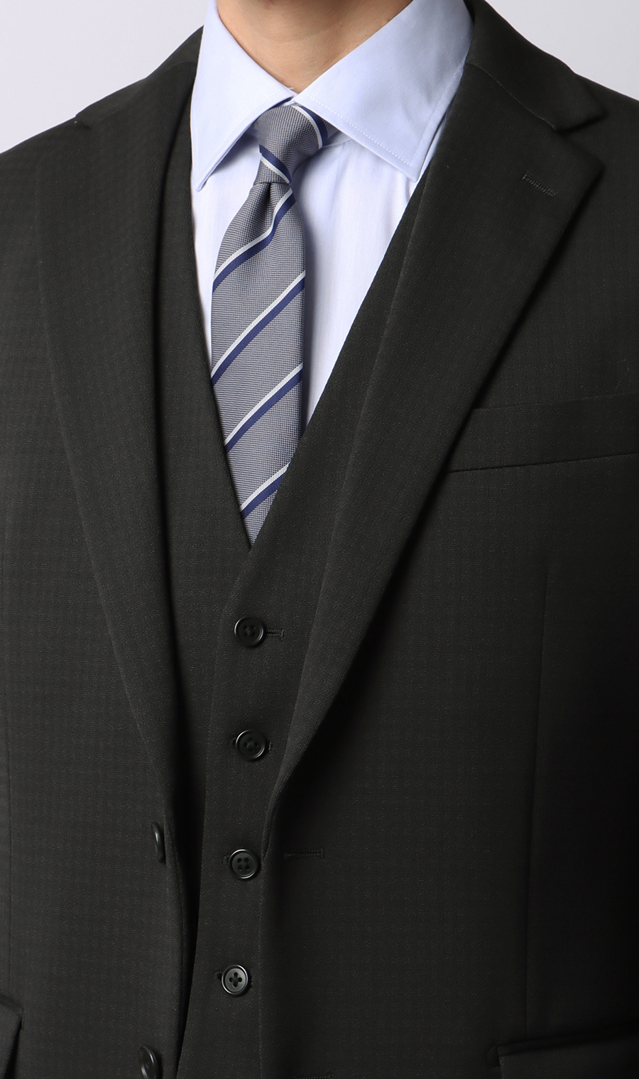 時尚套裝 【三件套】 【TioTio PREMIUM】 【ACTIVEXPAND】 黑色體型:YA體 (修身型)，號數 (身高) :3號 (160cm)