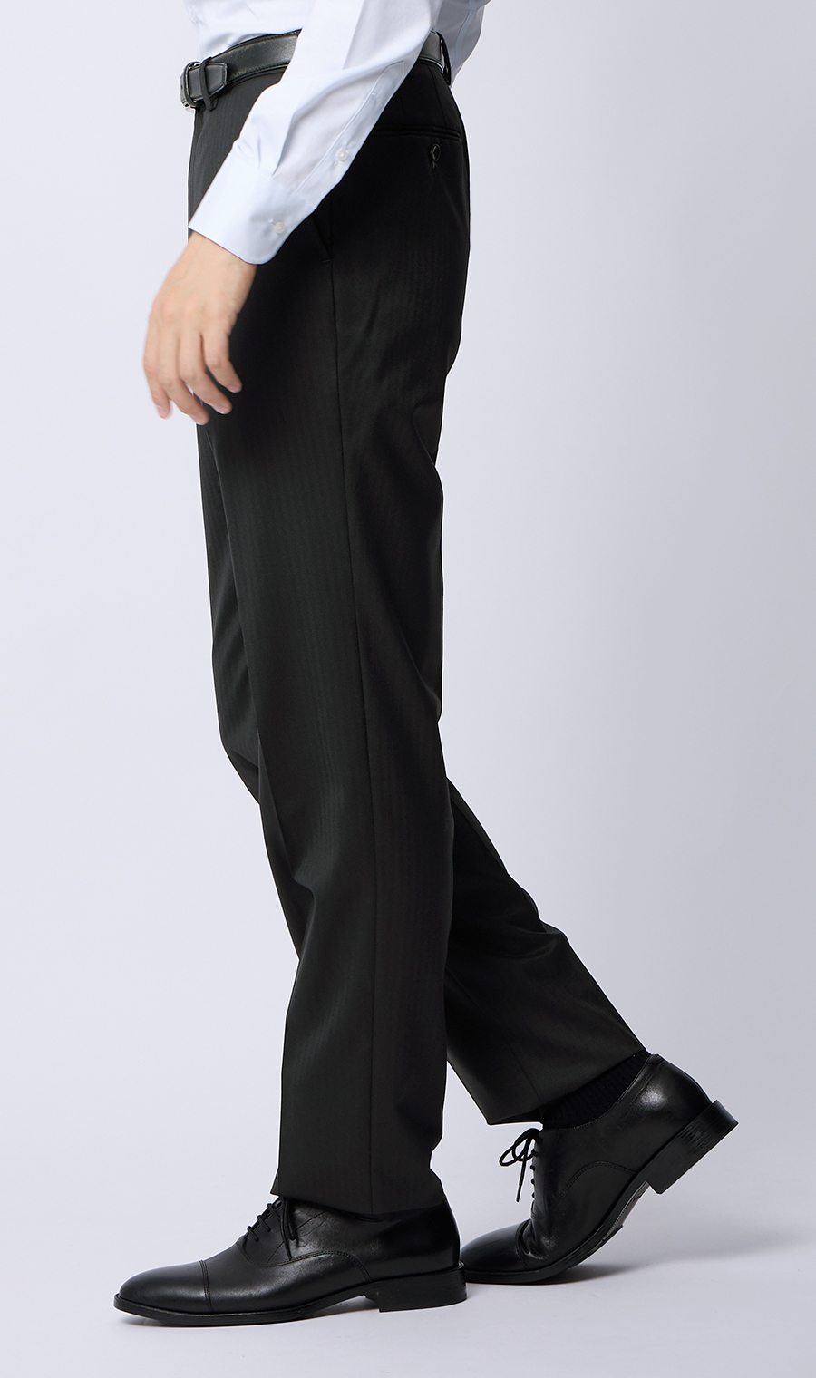 プレミアムスタイリッシュスーツ【スリーピース】【Super100’s】 ブラック 体型:YA体(スリム型),号数(身長):3号(160cm)