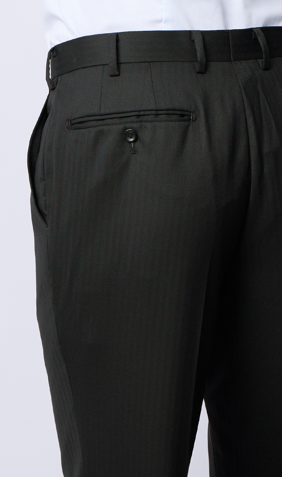 プレミアムスタイリッシュスーツ【スリーピース】【Super100’s】 ブラック 体型:YA体(スリム型),号数(身長):3号(160cm)