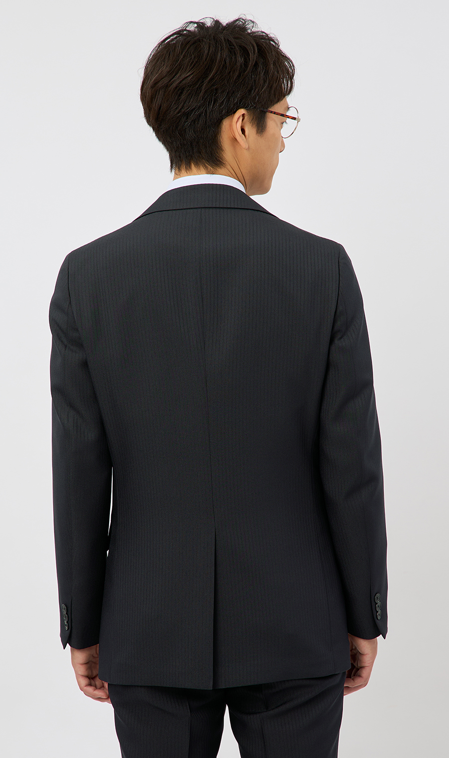 スタイリッシュスーツ【スリーピース】【ウォッシャブル】【WEB限定】【裾上げ済み】 ブラック系 体型:A体(標準型),号数（身長）:5号(170cm)