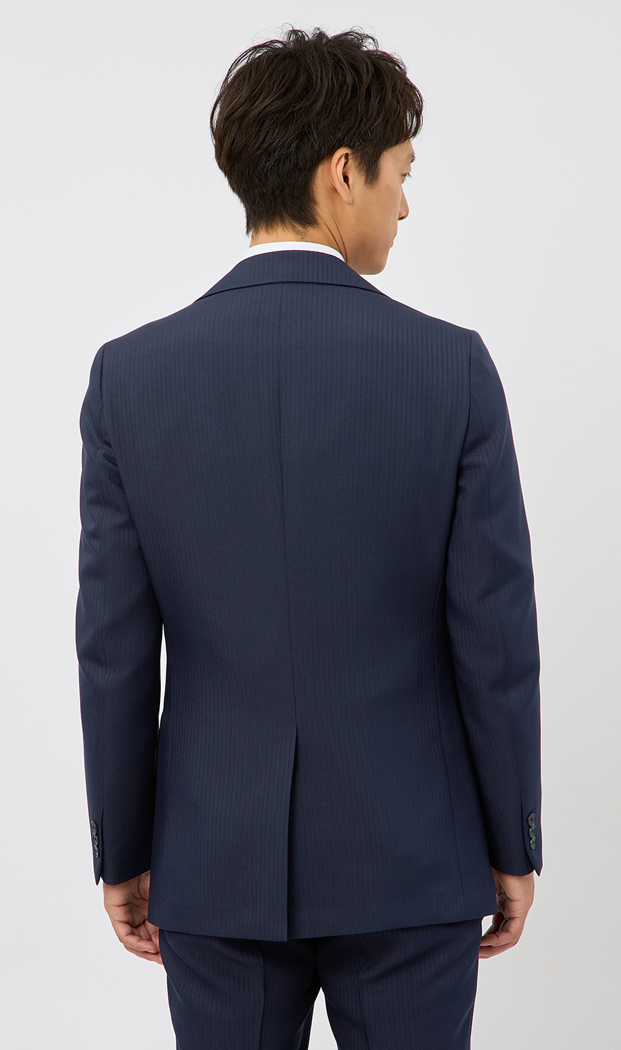 スタイリッシュスーツ【スリーピース】【ウォッシャブル】【WEB限定】【裾上げ済み】 ネイビー系 体型:A体(標準型),号数（身長）:4号(165cm)