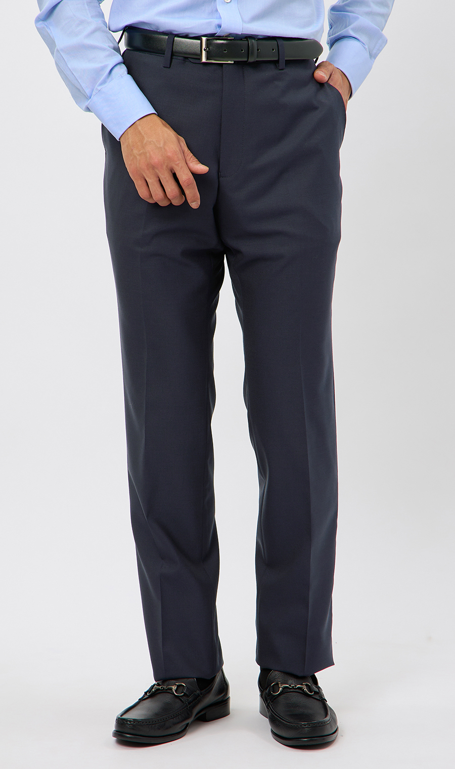 プレミアムスタイリッシュスーツ【スリーピース】【Super100’s】 ネイビー 体型:A体(標準型),号数(身長):8号(185cm)