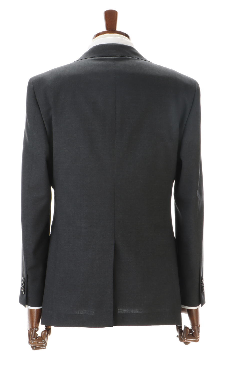 プレミアムスタイリッシュスーツ【スリーピース】【Super100’s】 チャコール 体型:YA体(スリム型),号数（身長）:3号(160cm)