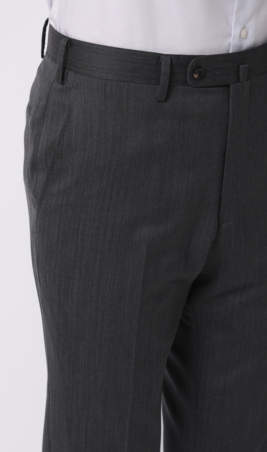 プレミアムスタイリッシュスーツ【スリーピース】【Super100's】 グレー 体型:YA体(スリム型),号数（身長）:4号(165cm)