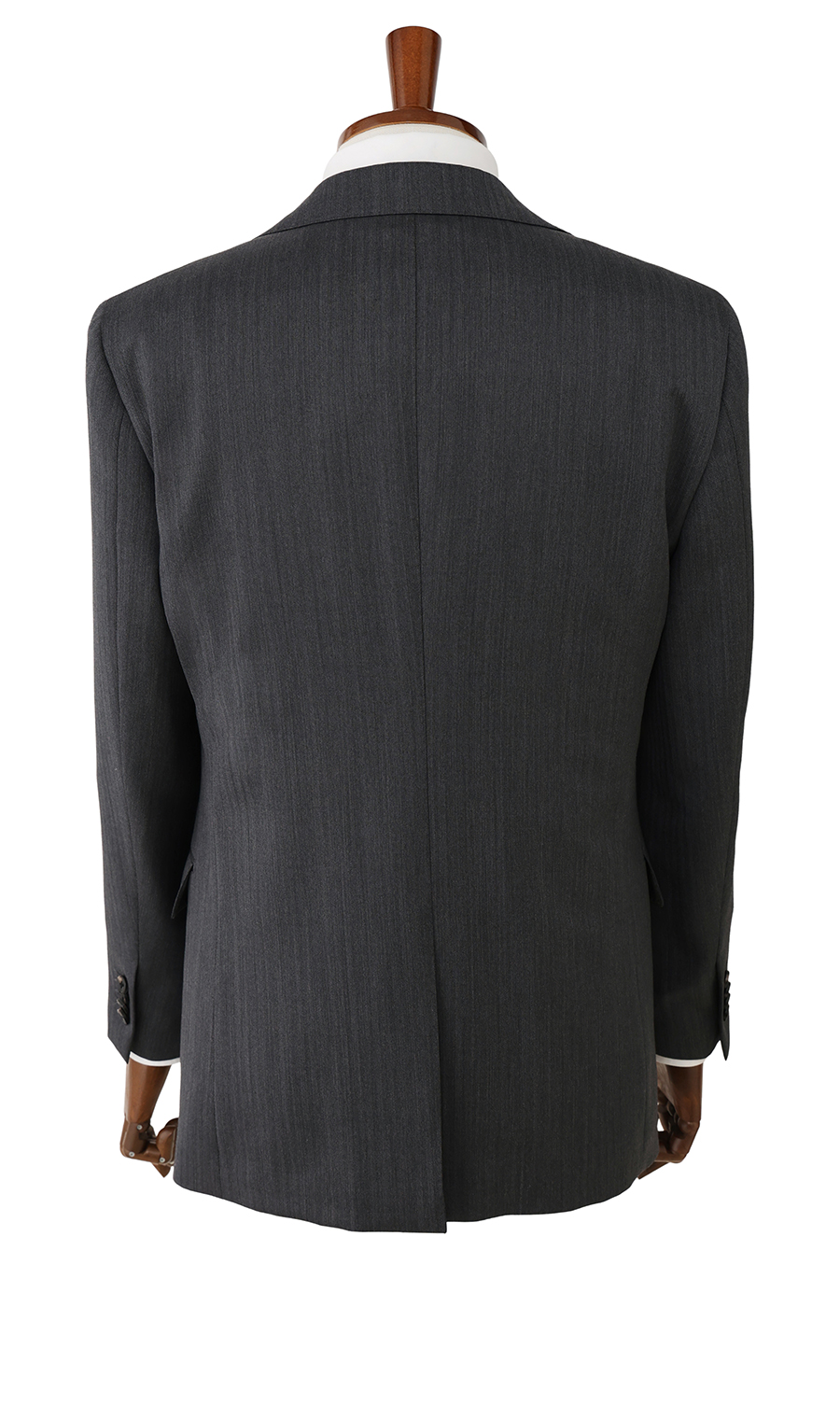 プレミアムスタイリッシュスーツ【スリーピース】【Super100's】 グレー 体型:YA体(スリム型),号数（身長）:4号(165cm)