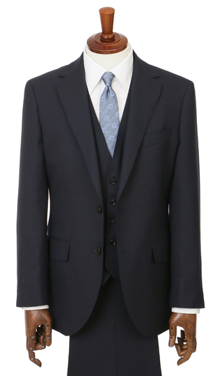 プレミアムスタイリッシュスーツ【スリーピース】【Super100's】