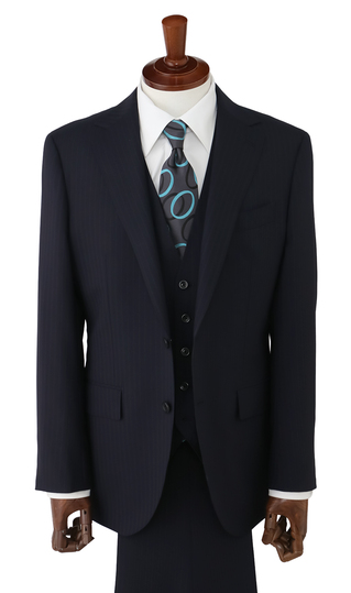 プレミアムスタイリッシュスーツ【スリーピース】【Super100's】