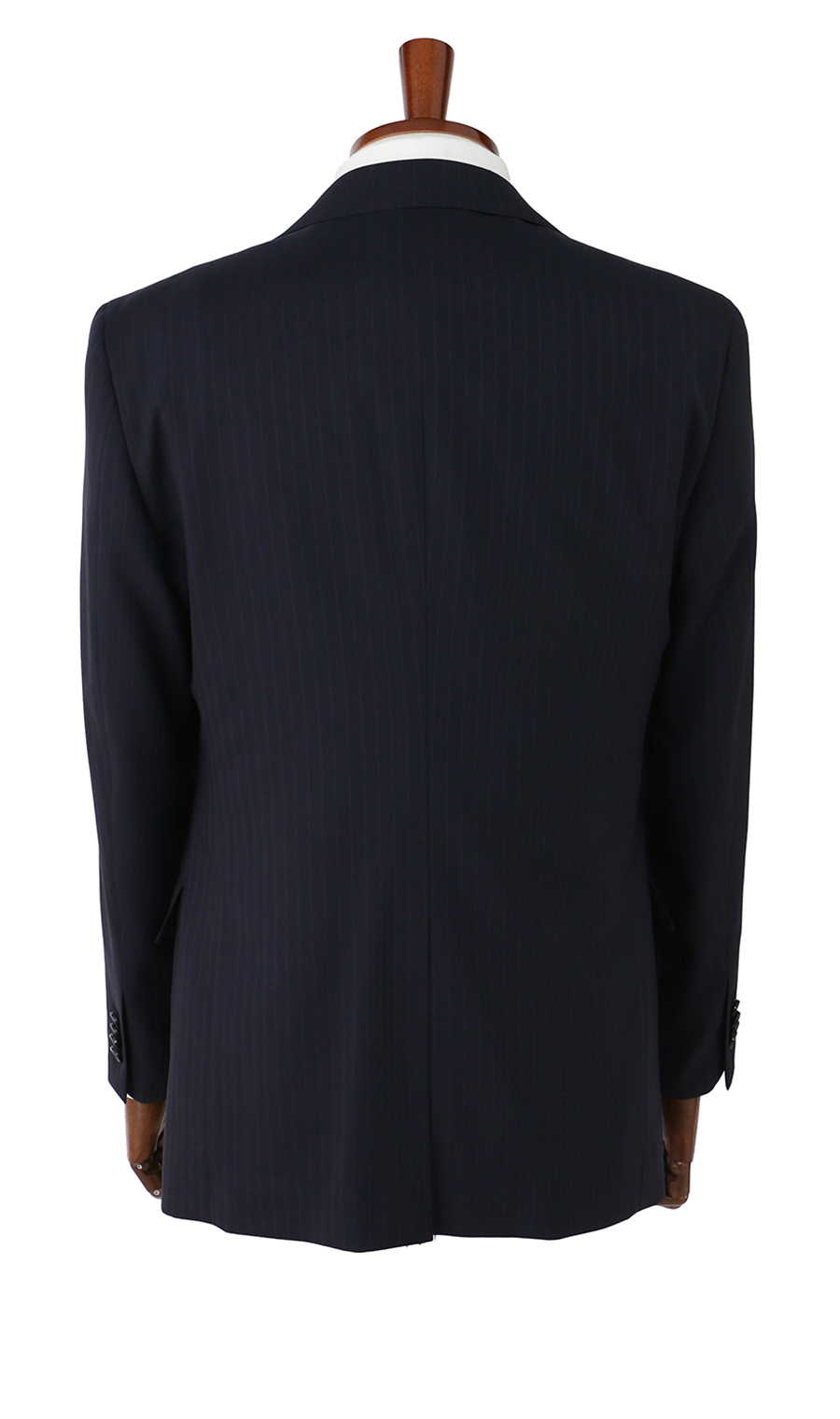 プレミアムスタイリッシュスーツ【スリーピース】【Super100's】 ネイビー 体型:YA体(スリム型),号数（身長）:4号(165cm)