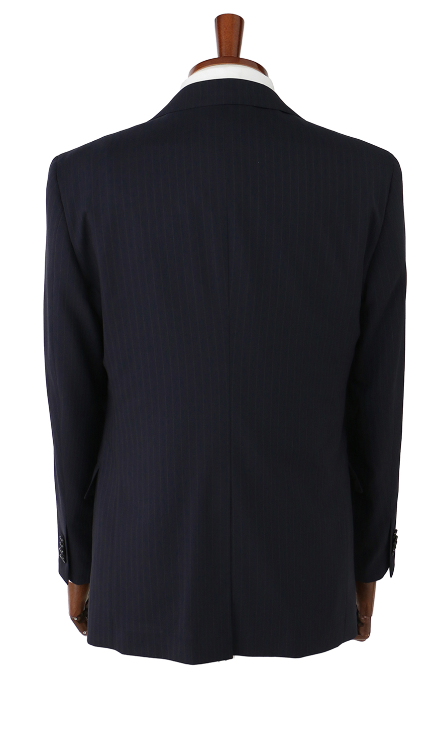 プレミアムスタイリッシュスーツ【スリーピース】【Super100's】 ネイビー 体型:YA体(スリム型),号数（身長）:3号(160cm)