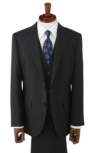 プレミアムスタイリッシュスーツ【スリーピース】【Super100's】