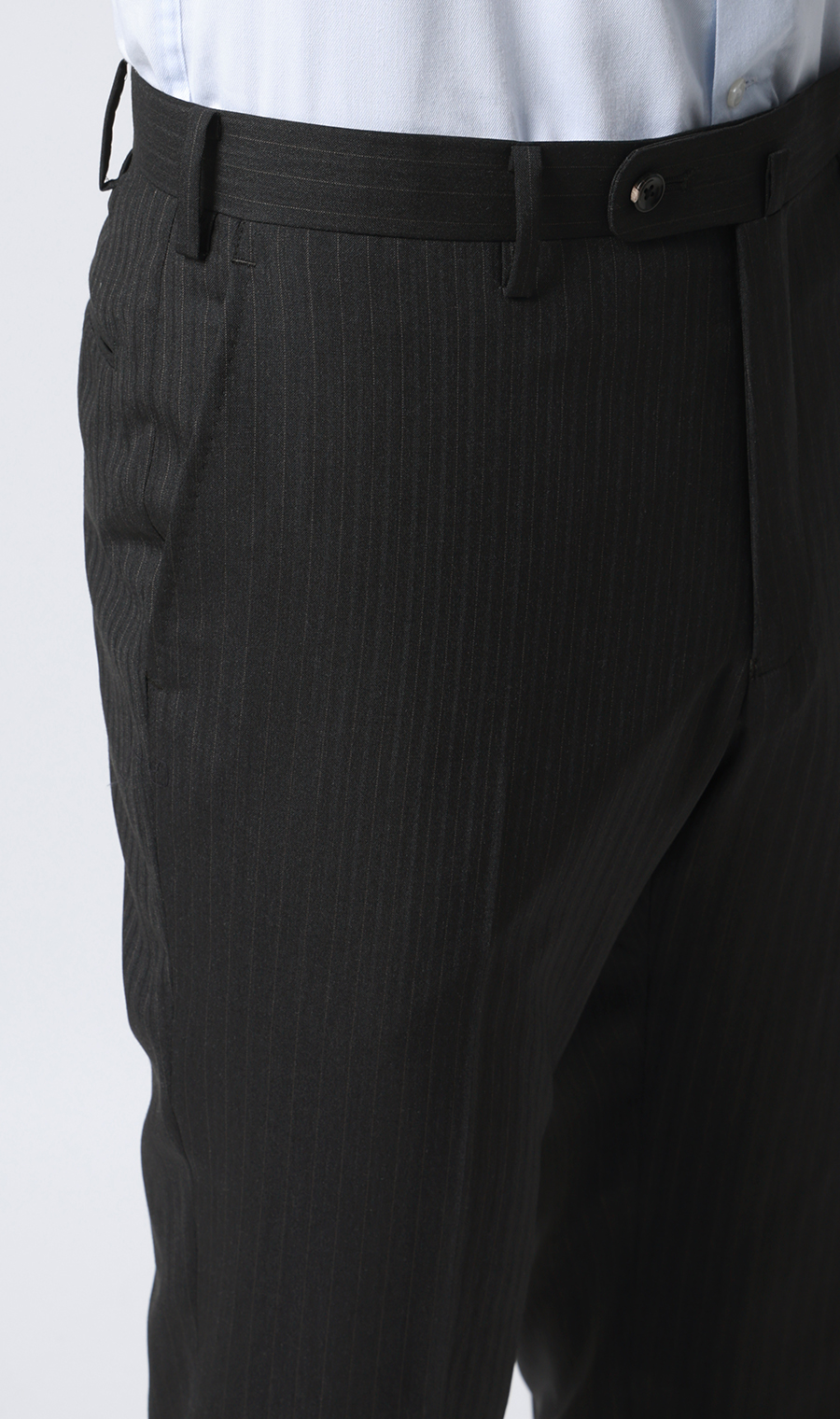 プレミアムスタイリッシュスーツ【スリーピース】【Super100's】 チャコール 体型:YA体(スリム型),号数（身長）:3号(160cm)