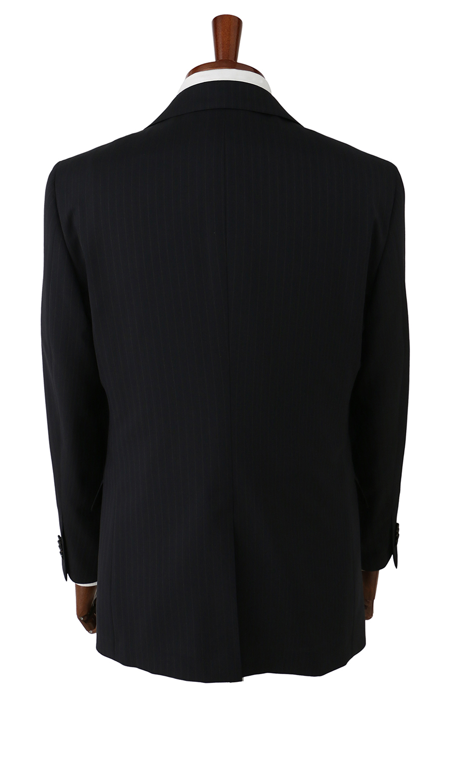 プレミアムスタイリッシュスーツ【スリーピース】【Super100's】 ブラック 体型:YA体(スリム型),号数（身長）:4号(165cm)
