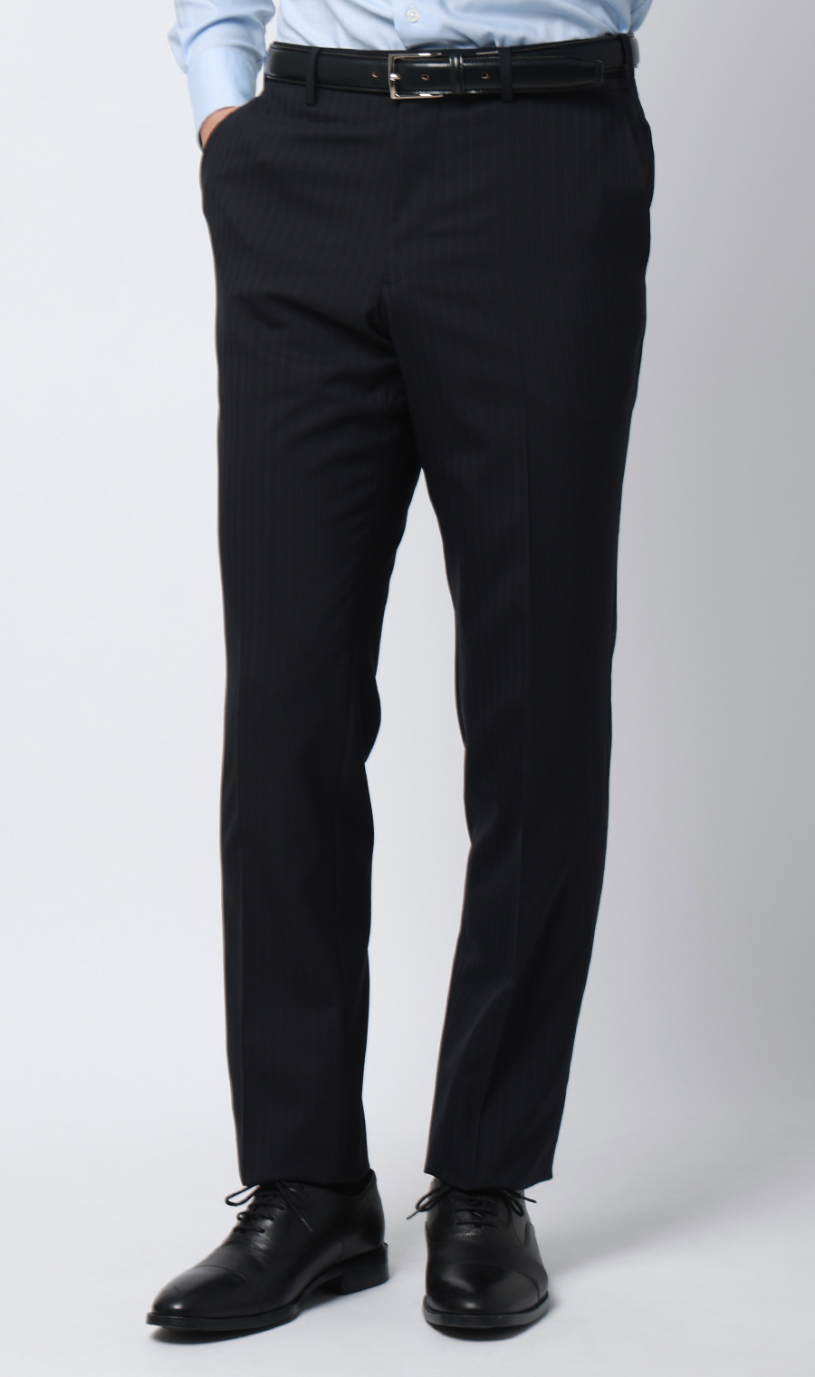 プレミアムスタイリッシュスーツ【スリーピース】【Super100's】 ブラック 体型:YA体(スリム型),号数（身長）:3号(160cm)