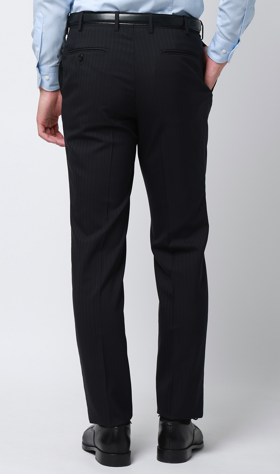 プレミアムスタイリッシュスーツ【スリーピース】【Super100's】 ブラック 体型:YA体(スリム型),号数（身長）:3号(160cm)