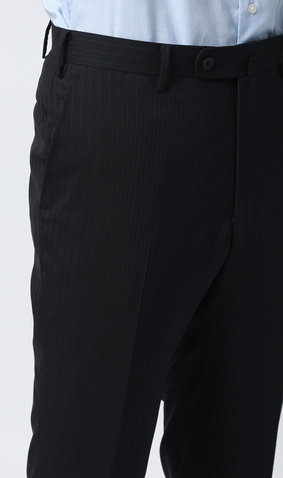 プレミアムスタイリッシュスーツ【スリーピース】【Super100's】 ブラック 体型:YA体(スリム型),号数（身長）:3号(160cm)