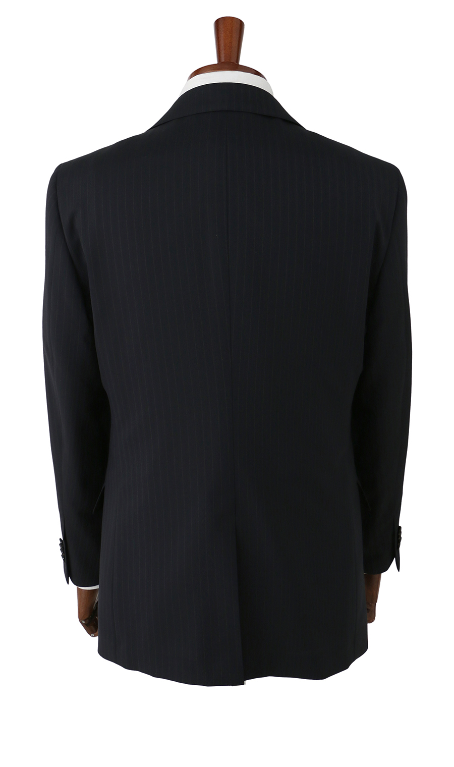 プレミアムスタイリッシュスーツ【スリーピース】【Super100's】 ブラック 体型:YA体(スリム型),号数（身長）:3号(160cm)