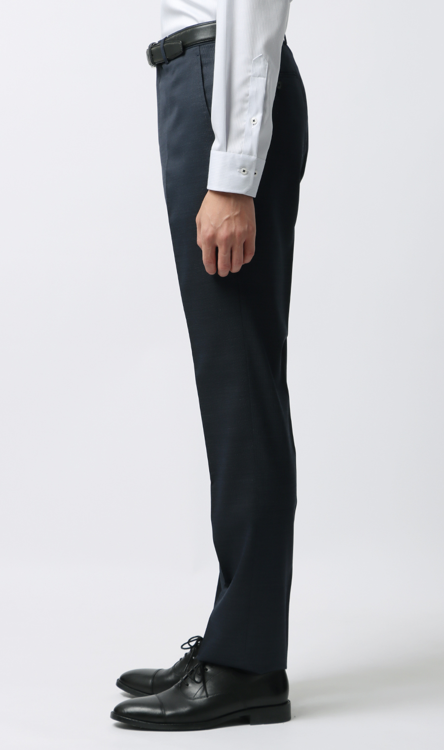 スタイリッシュスーツ【スリーピース】【Plastics Smart】 ネイビー 体型:BE体(ゆったり型),号数（身長）:8号(185cm)