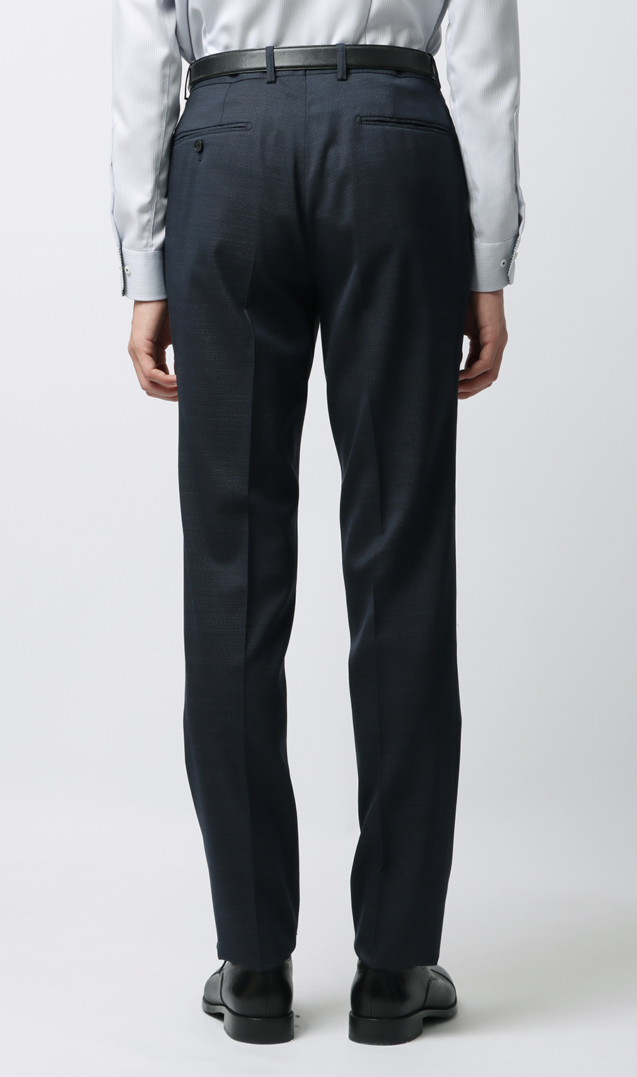 スタイリッシュスーツ【スリーピース】【Plastics Smart】 ネイビー 体型:BE体(ゆったり型),号数（身長）:8号(185cm)