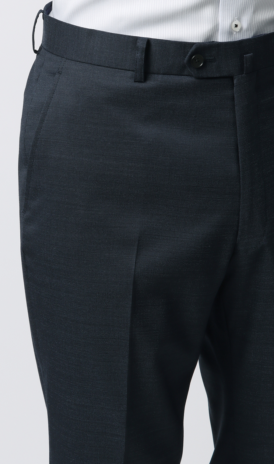 スタイリッシュスーツ【スリーピース】【Plastics Smart】 ネイビー 体型:BE体(ゆったり型),号数（身長）:8号(185cm)