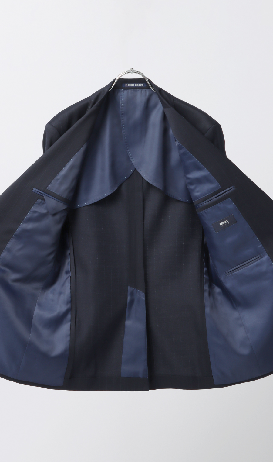 スタイリッシュスーツ【スリーピース】【Plastics Smart】 ネイビー 体型:YA体(スリム型),号数（身長）:3号(160cm)