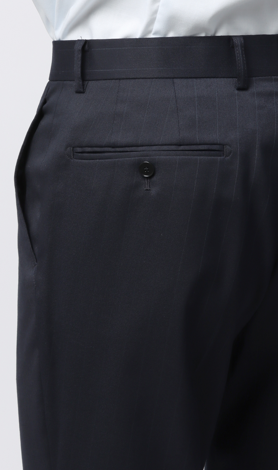 スタイリッシュスーツ【スリーピース】【Plastics Smart】 ネイビー 体型:YA体(スリム型),号数（身長）:3号(160cm)