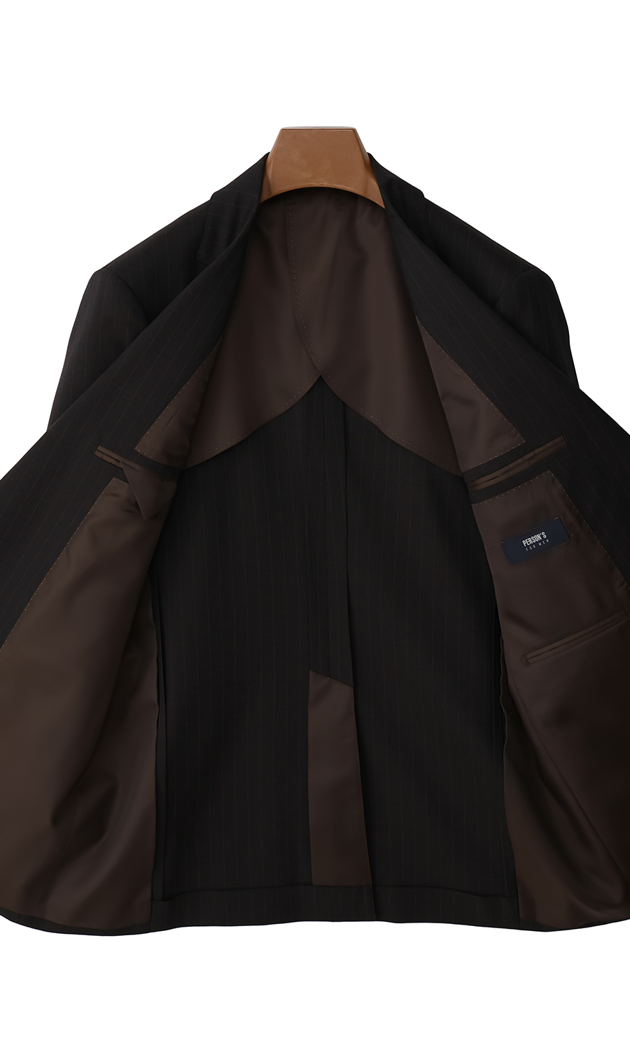 スタイリッシュスーツ【スリーピース】【Plastics Smart】 ブラウン 体型:A体(標準型),号数（身長）:4号(165cm)