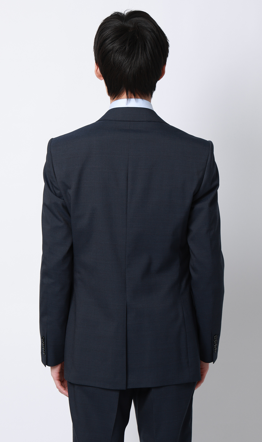 スタイリッシュスーツ【スリーピース】【Plastics Smart】 ブルー 体型:YA体(スリム型),号数(身長):3号(160cm)