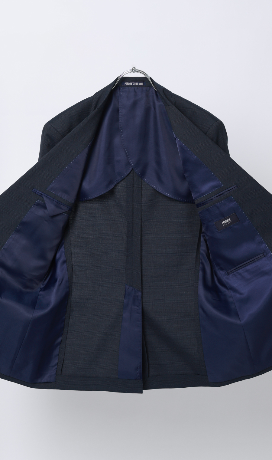 スタイリッシュスーツ【スリーピース】【Plastics Smart】 ブルー 体型:YA体(スリム型),号数(身長):3号(160cm)