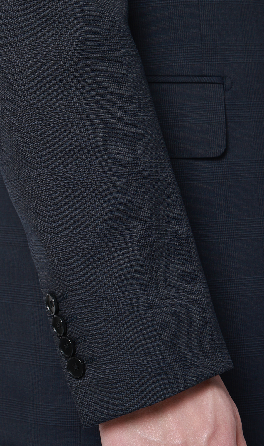 スタイリッシュスーツ【スリーピース】【Plastics Smart】 ブルー 体型:YA体(スリム型),号数(身長):3号(160cm)