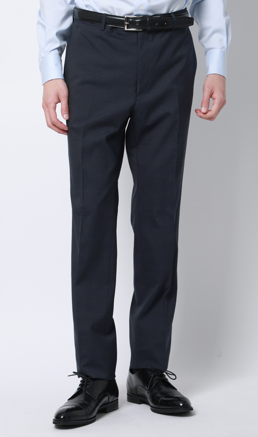 スタイリッシュスーツ【スリーピース】【Plastics Smart】 ブルー 体型:YA体(スリム型),号数(身長):3号(160cm)