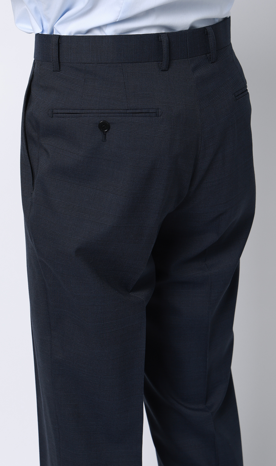 スタイリッシュスーツ【スリーピース】【Plastics Smart】 ブルー 体型:YA体(スリム型),号数(身長):3号(160cm)