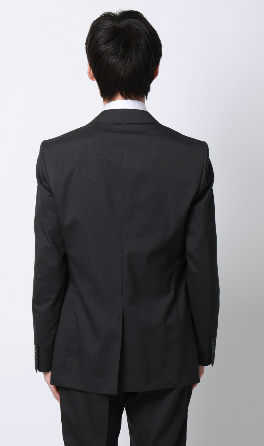 スタイリッシュスーツ【スリーピース】【Plastics Smart】 チャコール 体型:YA体(スリム型),号数（身長）:3号(160cm)